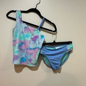 Wonder Nation Blue and Green Swimsuit